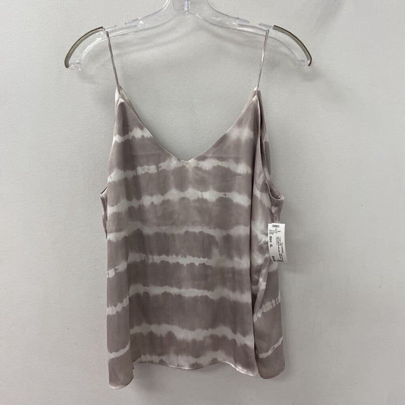 fashion nova WOMEN'S TANK/CAMI grey white mix XL