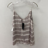 fashion nova WOMEN'S TANK/CAMI grey white mix XL
