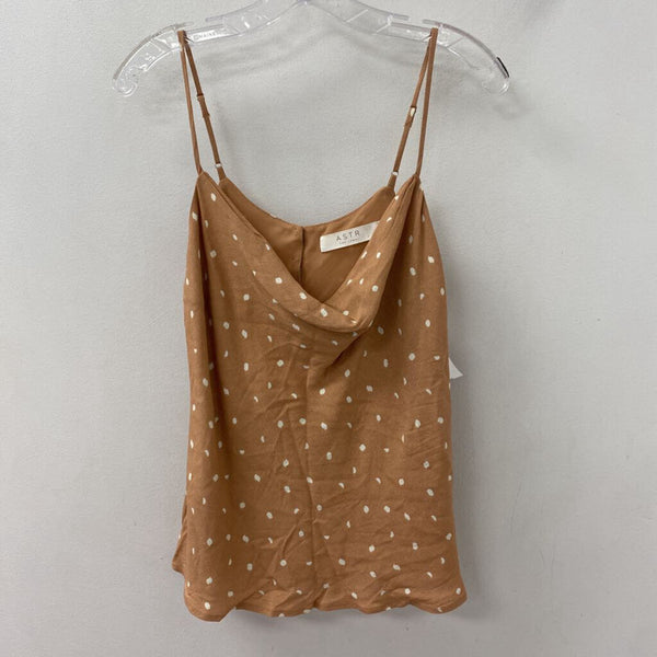 ASTR WOMEN'S TOP salmon cream mix L