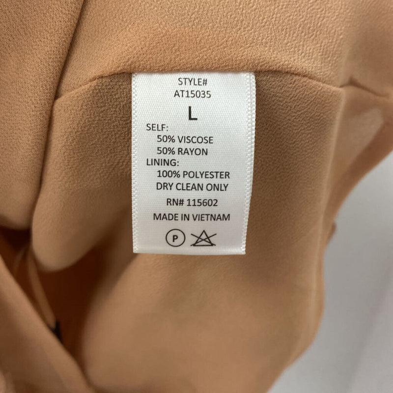 ASTR WOMEN'S TOP salmon cream mix L