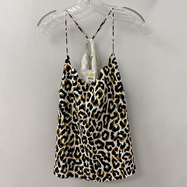 J CREW WOMEN'S TANK/CAMI leopard print 14