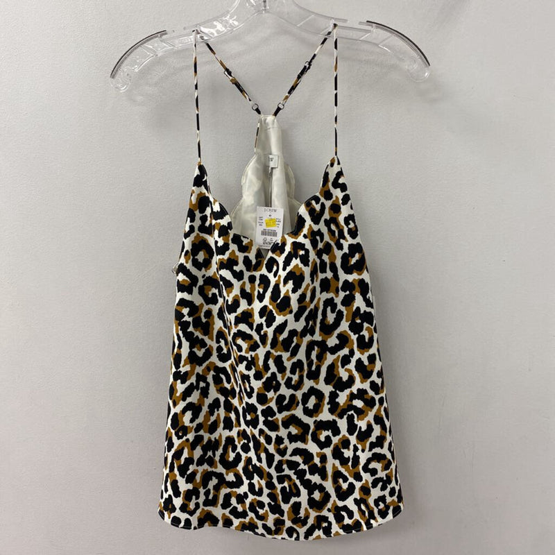 J CREW WOMEN'S TANK/CAMI leopard print 14