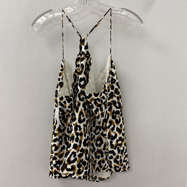 J CREW WOMEN'S TANK/CAMI leopard print 14
