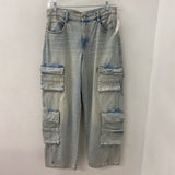 ZARA WOMEN'S JEANS blue 8