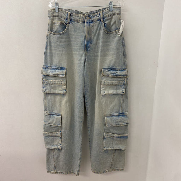 ZARA WOMEN'S JEANS blue 8