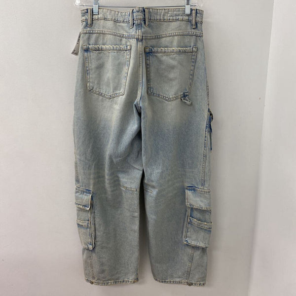 ZARA WOMEN'S JEANS blue 8