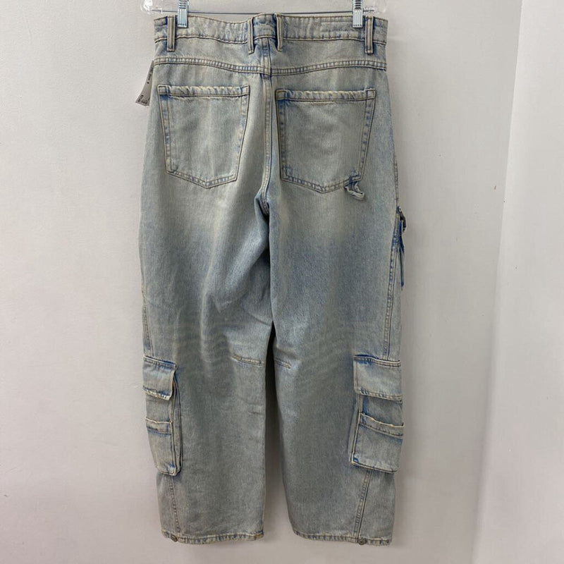 ZARA WOMEN'S JEANS blue 8