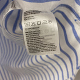 H&M WOMEN'S BLOUSE/SHIRT white blue mix L