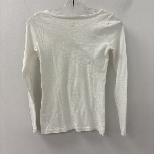 J CREW WOMEN'S TOP white XXS