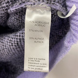 SIMONS WOMEN'S SWEATER purple black M