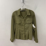 ZARA WOMEN'S BLOUSE/SHIRT olive green M