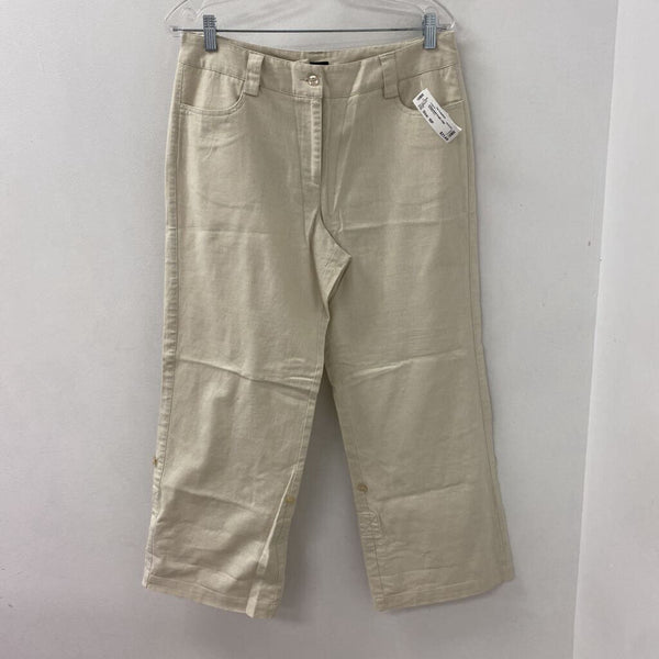 HAGGAR WOMEN'S PANTS beige 10P