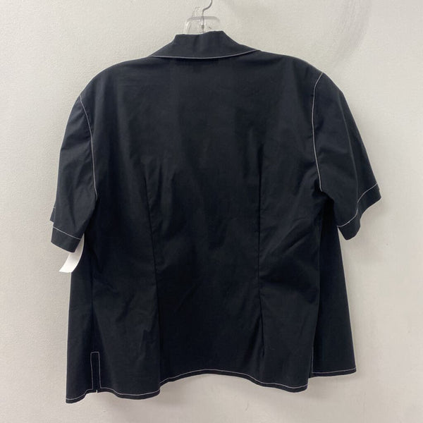 FRANCESCA MAMMOLITI WOMEN'S BLOUSE/SHIRT black white 8