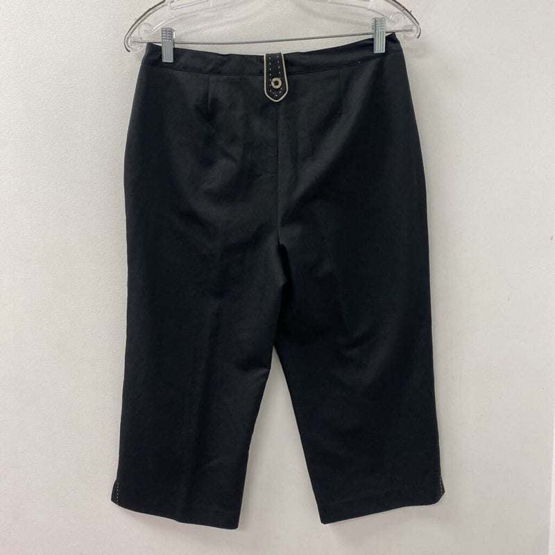 LANALEE WOMEN'S CAPRIS black white 10