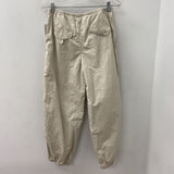 H&M WOMEN'S PANTS beige XXS