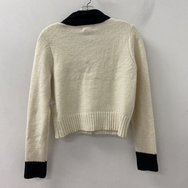 Jessica Simpson WOMEN'S CARDIGAN cream black mix M