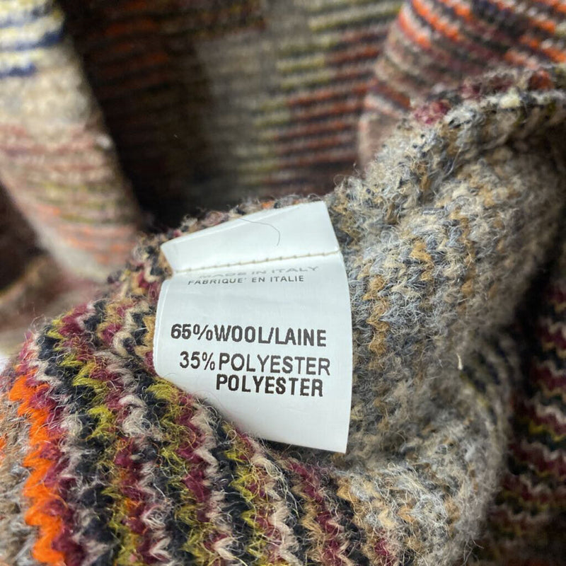 LUNA ALLEGRA WOMEN'S COAT grey burgundy mix S