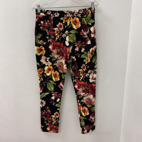 AMARYLLIS WOMEN'S PANTS black burgundy yellow mix S