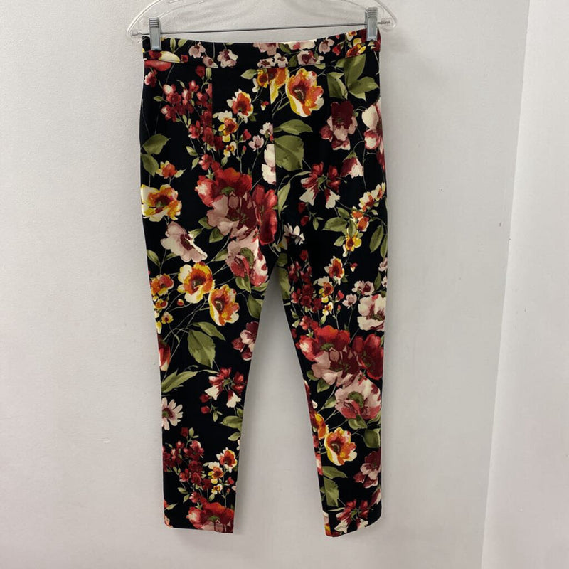 AMARYLLIS WOMEN'S PANTS black burgundy yellow mix S