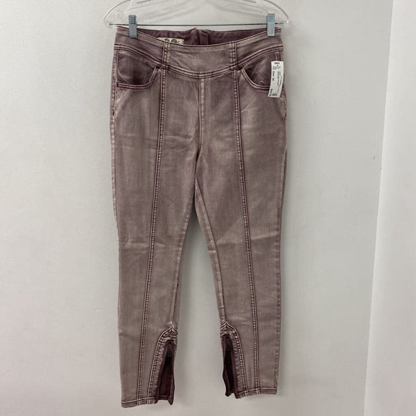 FREE PEOPLE WOMEN'S JEANS purple 29
