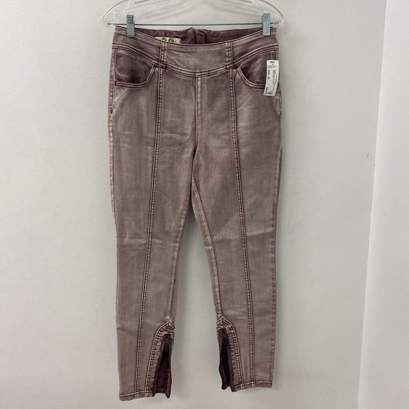 FREE PEOPLE WOMEN'S JEANS purple 29