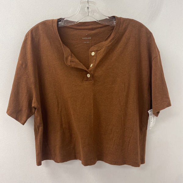 EVERLANE WOMEN'S T-SHIRT terracota S