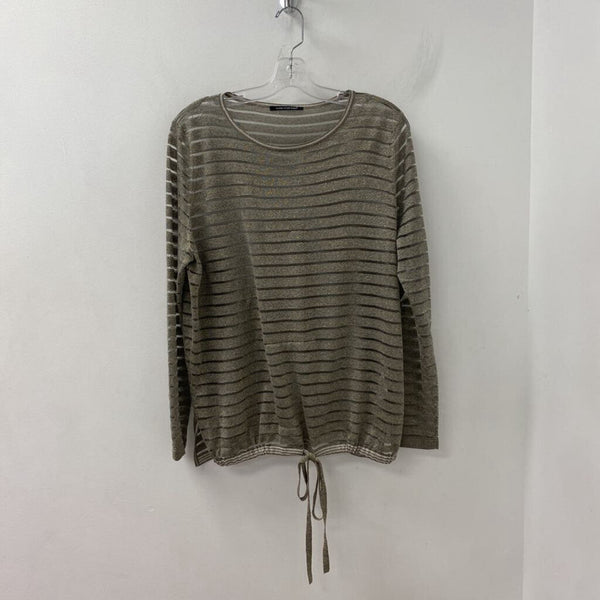 luisa cerano WOMEN'S SWEATER gold grey mix 14