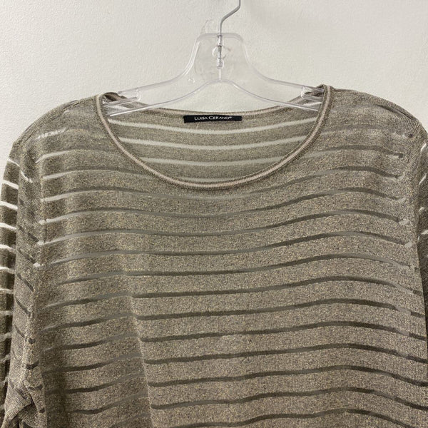 luisa cerano WOMEN'S SWEATER gold grey mix 14