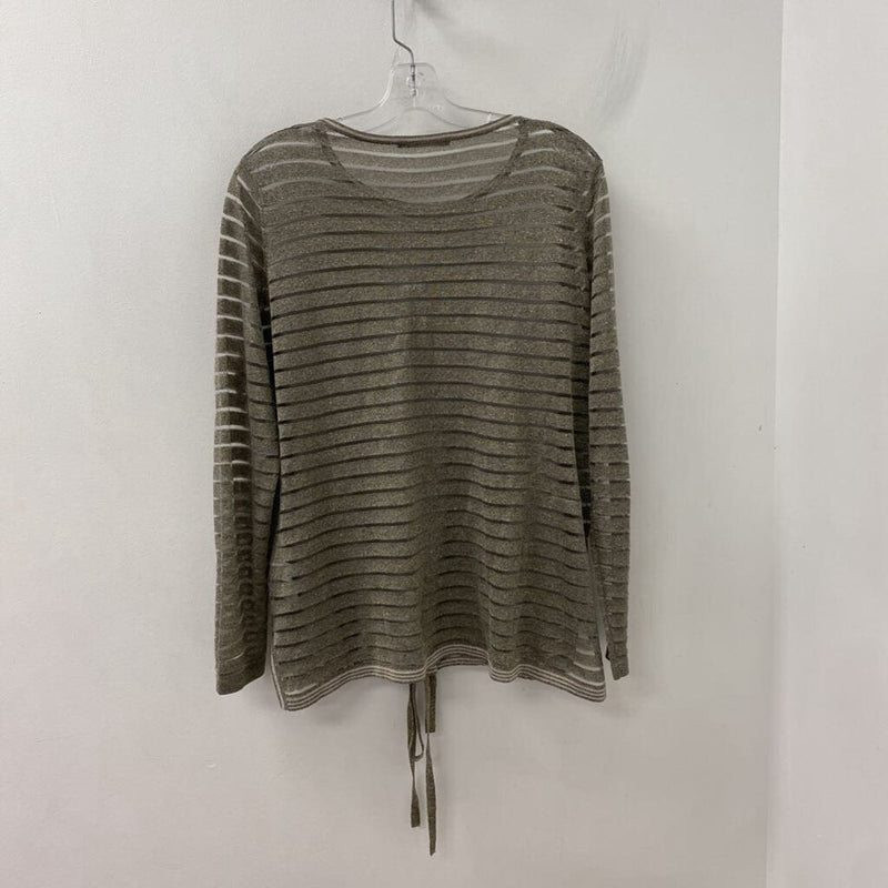 luisa cerano WOMEN'S SWEATER gold grey mix 14