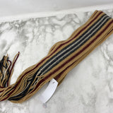 BURBERRY WOMEN'S SCARF/SHAWL camel burgundy grey mix