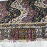 ETRO WOMEN'S SCARF/SHAWL olive purple black mix