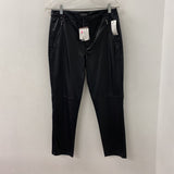 TOPSHOP WOMEN'S PANTS black 8
