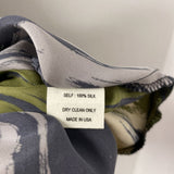 voom by joy han WOMEN'S BLOUSE/SHIRT olive navy cream mix XS