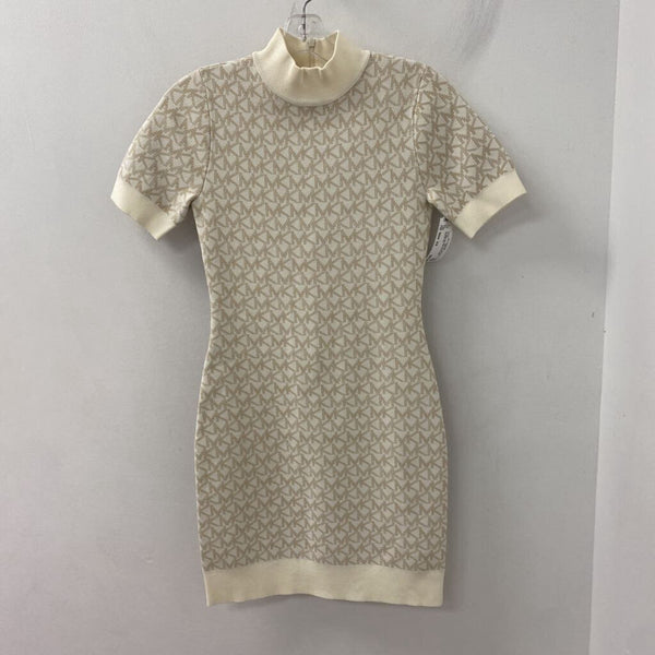 MICHAEL/Michael Kors WOMEN'S DRESS cream beige XS