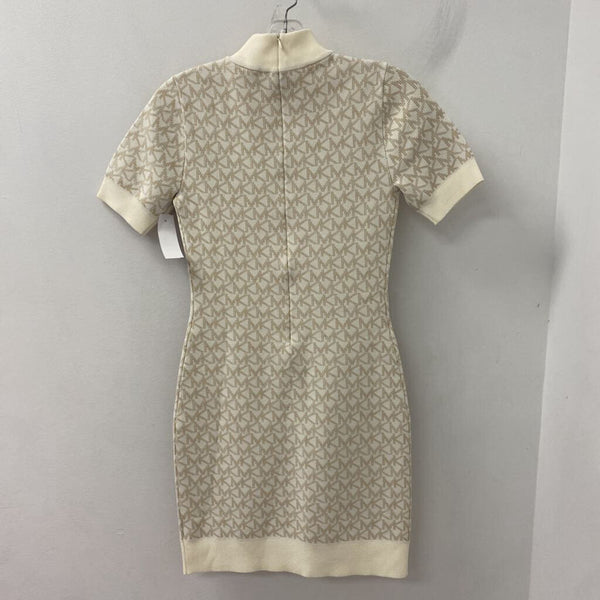 MICHAEL/Michael Kors WOMEN'S DRESS cream beige XS