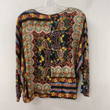 IMPERIAL WOMEN'S BLOUSE/SHIRT black red multi M