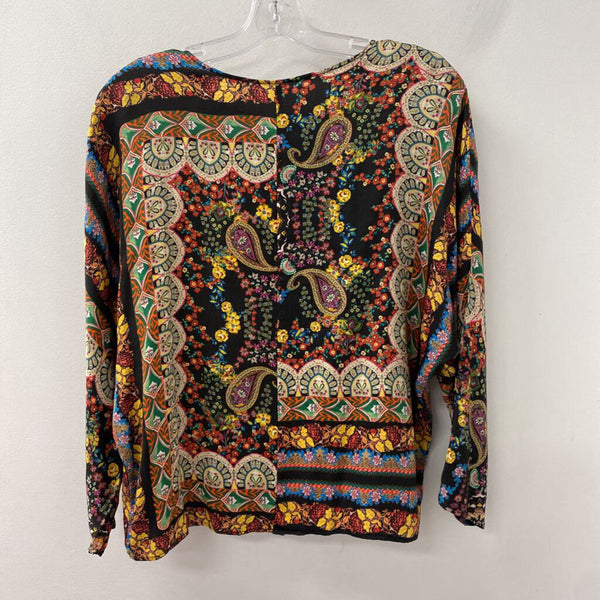 IMPERIAL WOMEN'S BLOUSE/SHIRT black red multi M