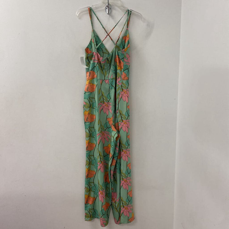 Molly Bracken WOMEN'S JUMPSUIT green pink XS