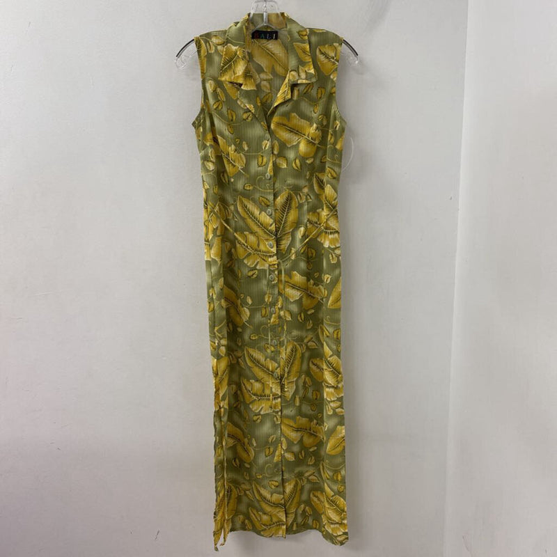 BALI WOMEN'S DRESS green yellow S