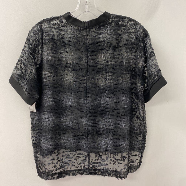 OAK + FORT WOMEN'S BLOUSE/SHIRT black grey S