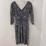 LAUNDRY WOMEN'S DRESS black white 4