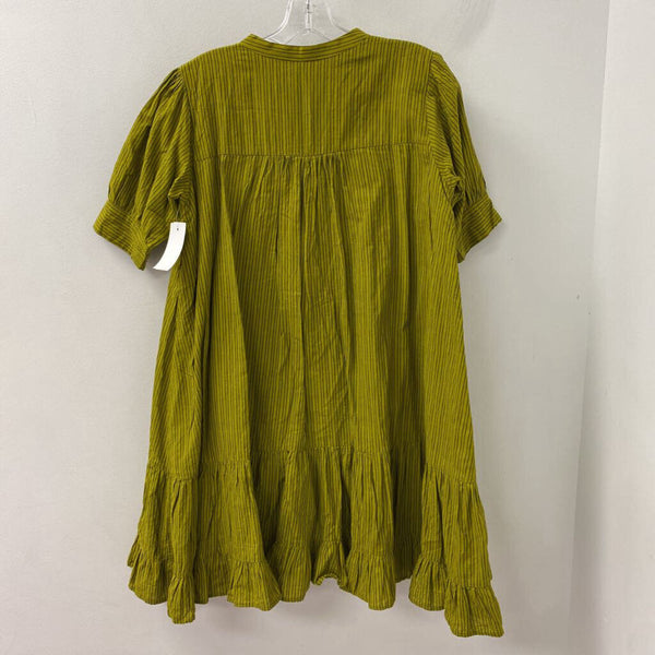 WOMEN'S DRESS chartreuse grey S