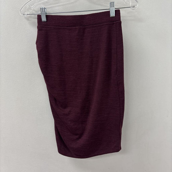 WILFRED WOMEN'S SKIRT burgundy XS