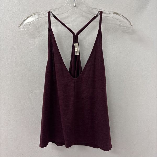 WILFRED WOMEN'S TANK/CAMI burgundy S