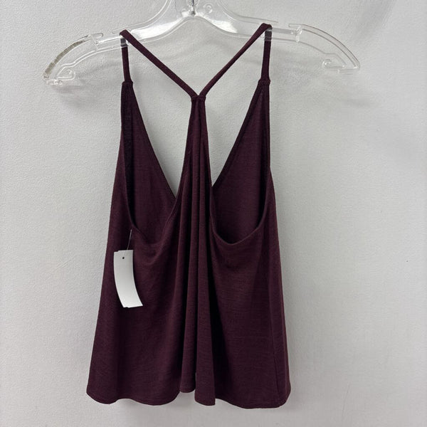 WILFRED WOMEN'S TANK/CAMI burgundy S
