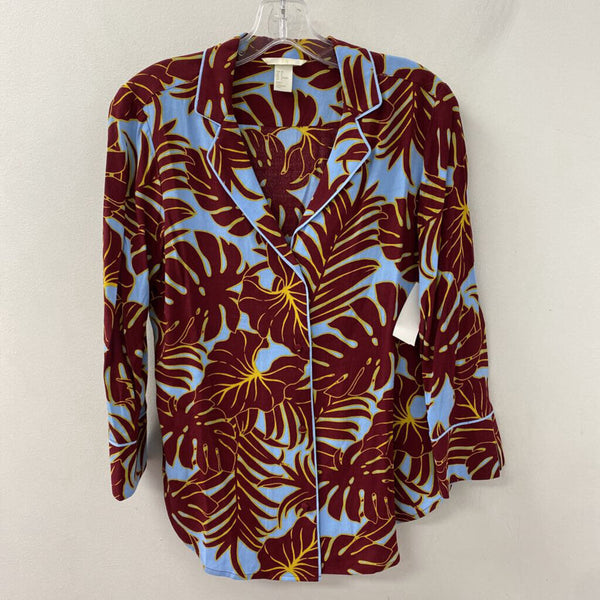 H&M WOMEN'S BLOUSE/SHIRT blue red yellow 6