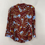 H&M WOMEN'S BLOUSE/SHIRT blue red yellow 6