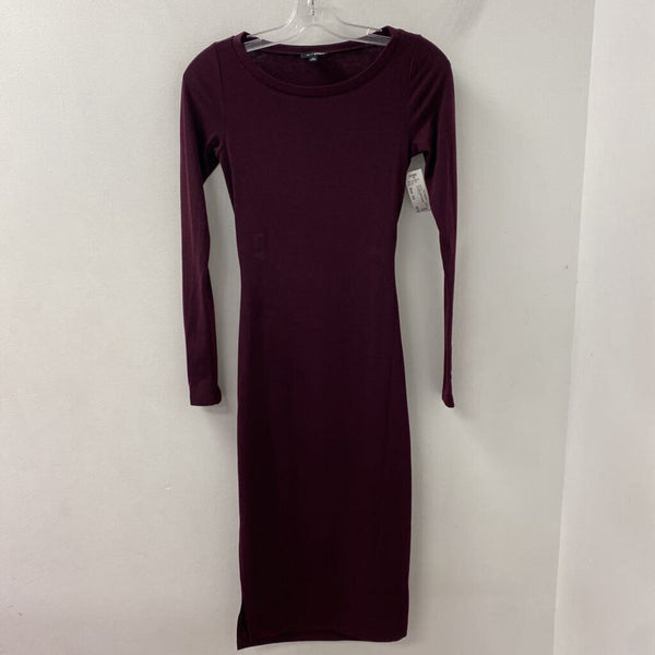 WILFRED WOMEN'S DRESS burgundy XS