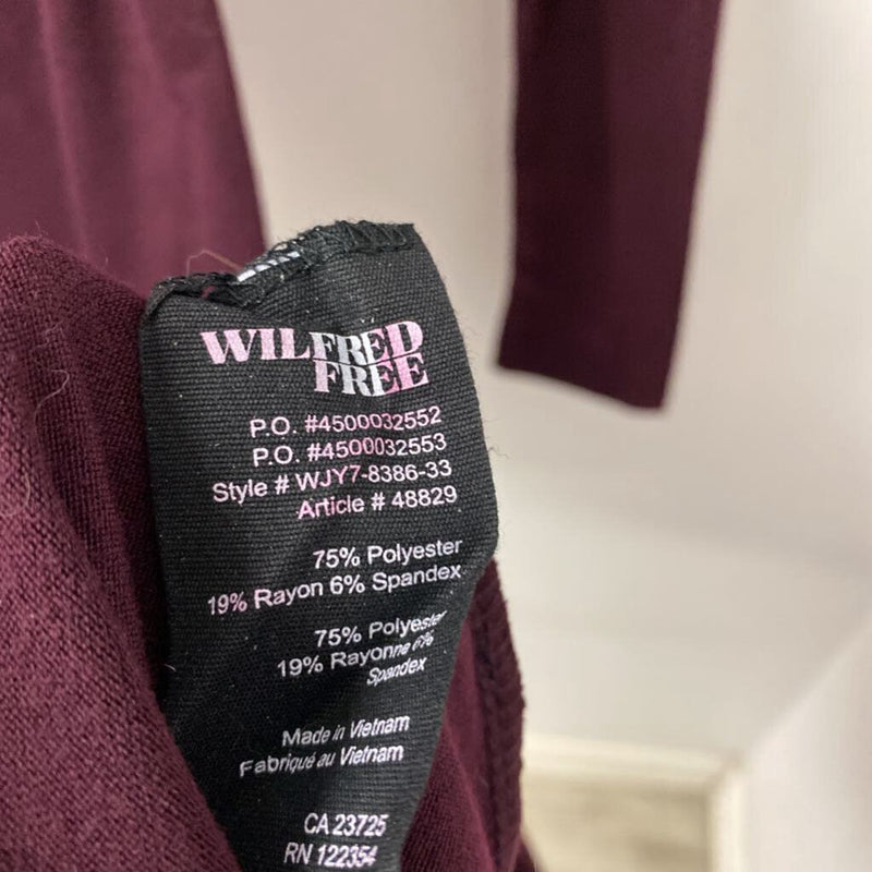 WILFRED WOMEN'S DRESS burgundy XS
