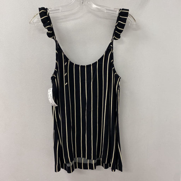just WOMEN'S TANK/CAMI black white M